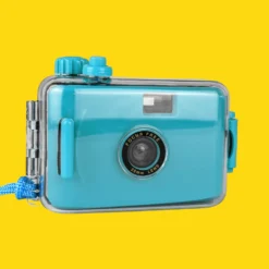 Teal Underwater Focus Free 35mm Point And Shoot Film Camera -Camera Promotion Store teal underwater focus free 35mm point and shoot film camera 4
