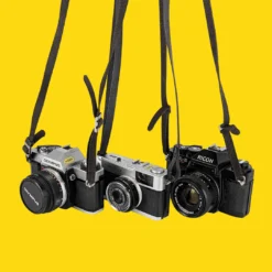 Thin Black SLR Vintage Camera Strap -Camera Promotion Store thin black slr vintage camera strap 5