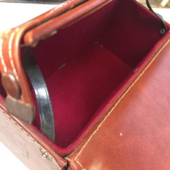 Vintage Genuine Brown Leather Hard Shell Camera Bag -Camera Promotion Store vintage genuine brown leather hard shell camera bag 7