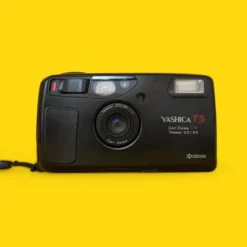 Yashica T5 Black 35mm Film Camera Point And Shoot