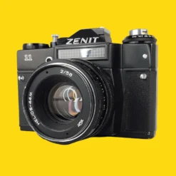 Zenit 11 Black Vintage Metal 35mm SLR Film Camera With Prime Lens -Camera Promotion Store zenit 11 black vintage metal 35mm slr film camera with prime lens 4